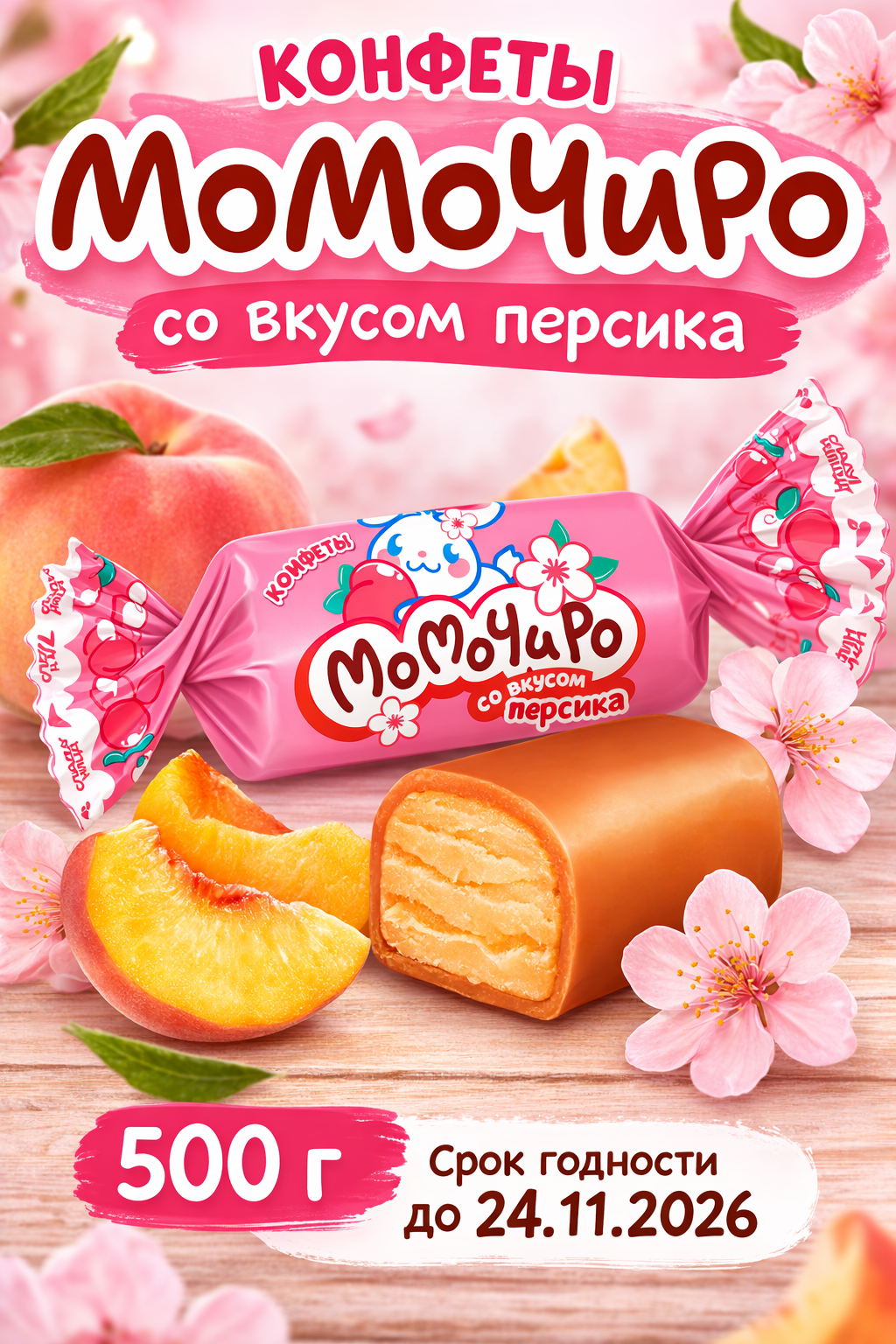 Momochiro Candies, 500 g